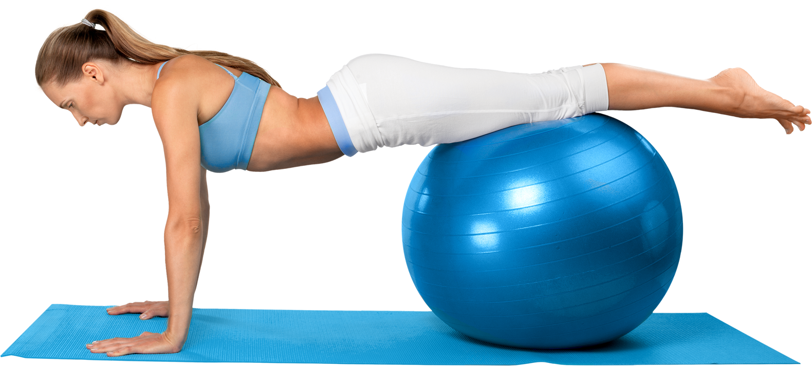 Doing Pilates